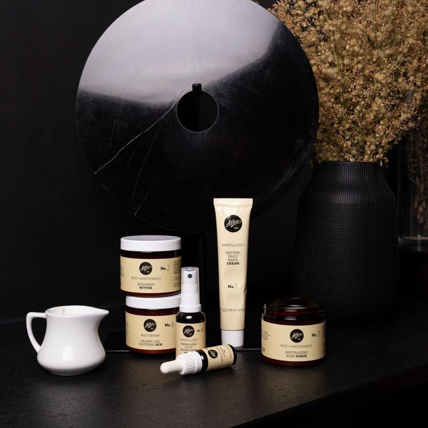 Alba 1913 beauty products for spa and home use in Saudi Arabia