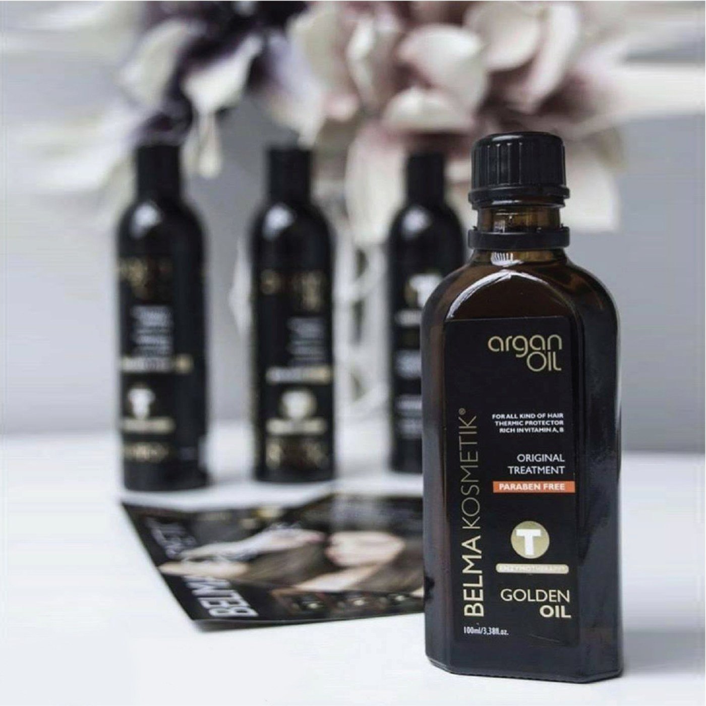 Natural hair care solutions from Belma Kosmetik, enriched with argan oil