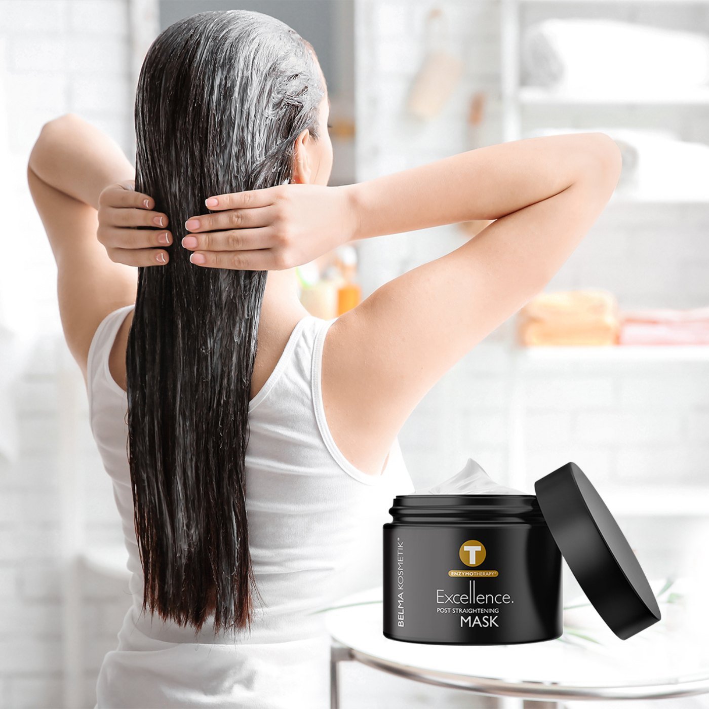 Belma Kosmetik: Professional hair care products, including organic alternatives to keratin, focusing on enzymotherapy and argan oil in Saudi Arabia